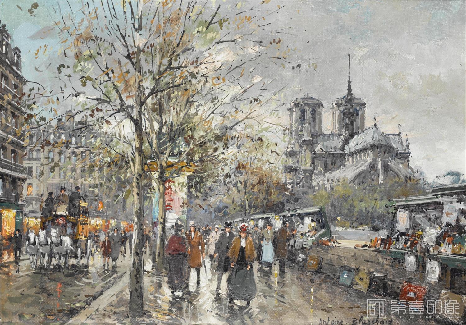 油画-安托万·布兰乍得 Antoine Blanchard作品-100